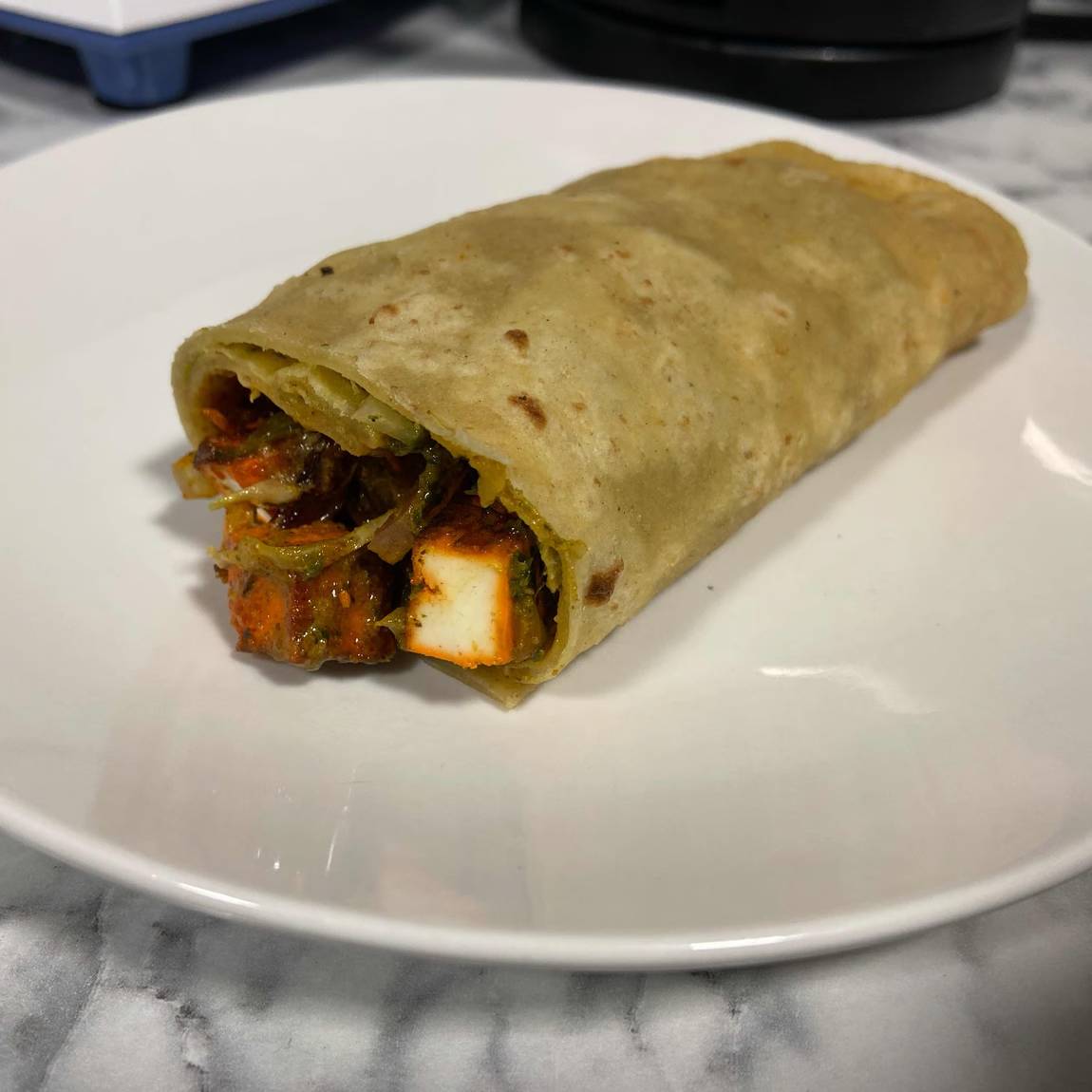 Paneer Tikka Kathi Roll